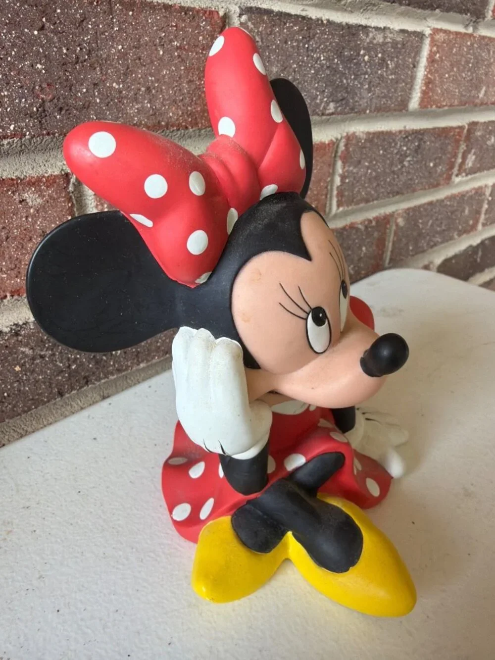 Vintage Minnie Mouse Polka Dot Coin Bank